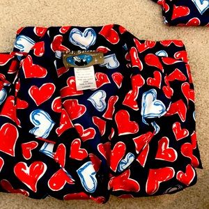 P.J. Salvage pajamas silky material, poly, size large, brand new out of box.
